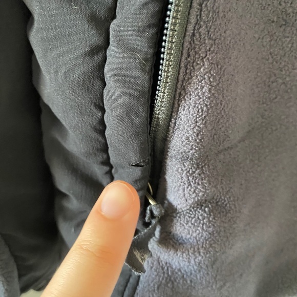 The North Face Blue Fleece Zip Up Jacket - Picture 2 of 16
